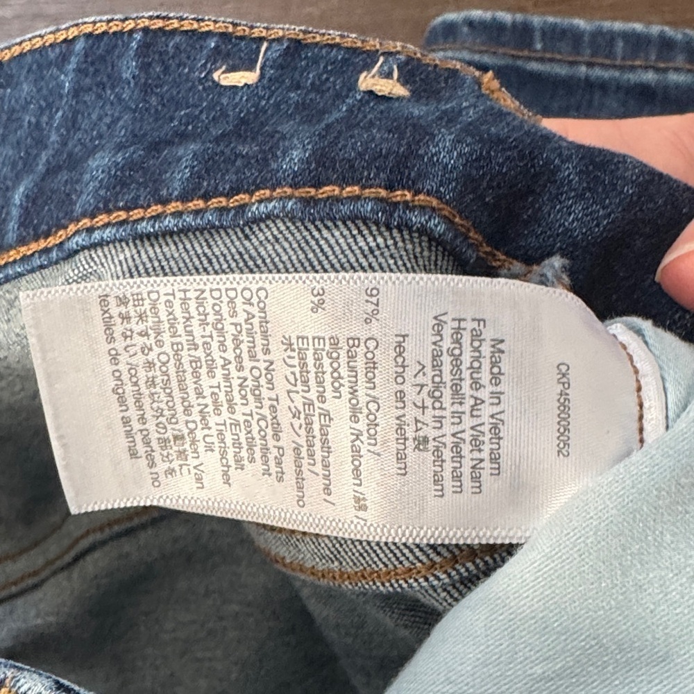 Madewell Curvy High Rise Skinny size 29 Classic Blue Denim Jeans - Picture 5 of 9